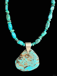 Sterling Turquoise Necklace