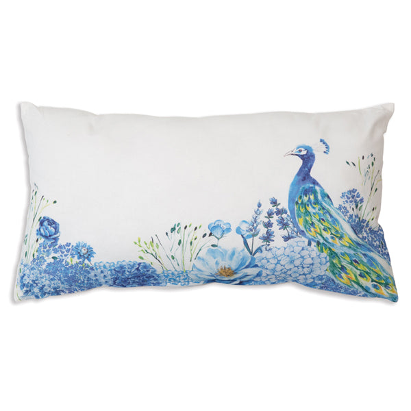 (New) Peacock Lumbar Pillow