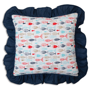 (New) Fish In The Sea Throw Pillow